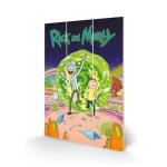Rick-And-Morty-Wood-Print-Portal
