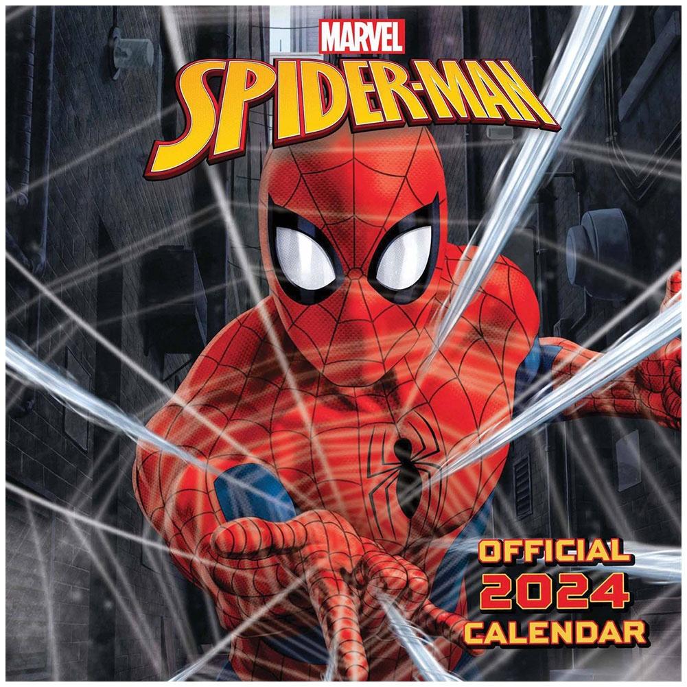 Spider Man Square Calendar 2024