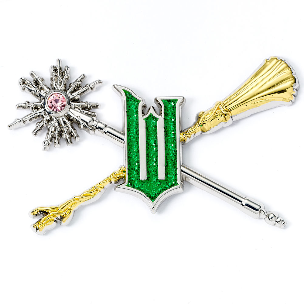 Wicked Wand Broomstick Badge