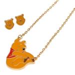 Winnie-The-Pooh-Fashion-Jewellery-Necklace-Earring-Set