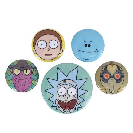 /Rick-And-Morty-Heads-Button-Badge-Set-4