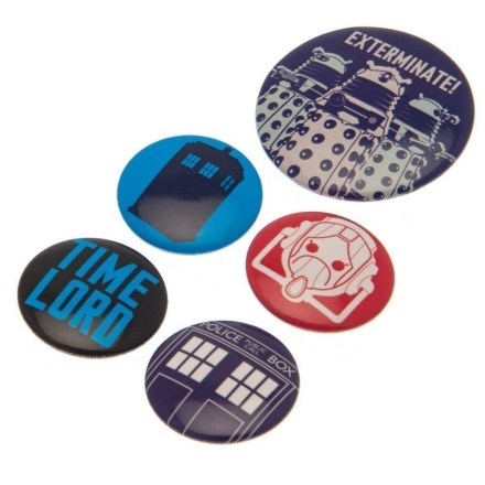 Doctor-Who-Button-Badge-Set-1