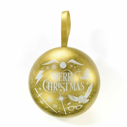 Harry-Potter-Christmas-Bauble-Keyring-Gold-Icons-1