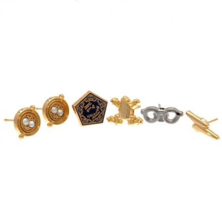 Harry-Potter-Gold-Plated-Earring-Set-1