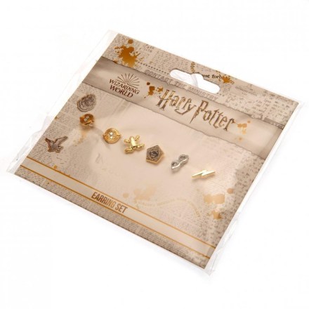 Harry-Potter-Gold-Plated-Earring-Set-3