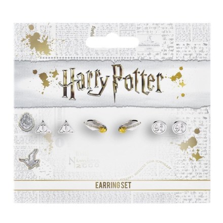 Harry-Potter-Silver-Plated-Earring-Set-4