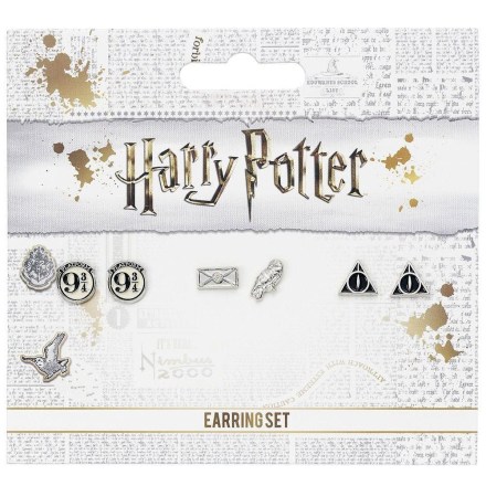 Harry-Potter-Silver-Plated-Earring-Set-CL-4