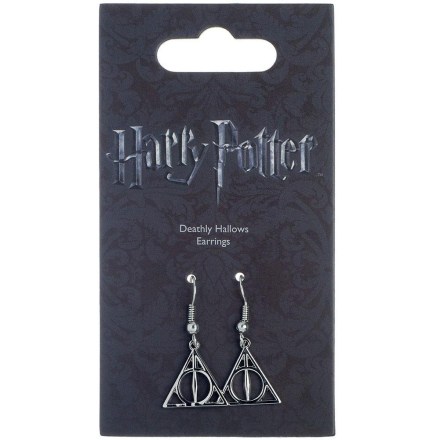 Harry-Potter-Silver-Plated-Earrings-Deathly-Hallows-1