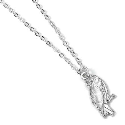 Harry-Potter-Silver-Plated-Necklace-Hedwig-Owl