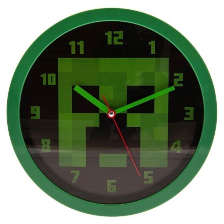 Minecraft-Wall-Clock-Creeper