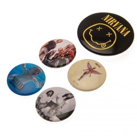 Nirvana-Button-Badge-Set-1