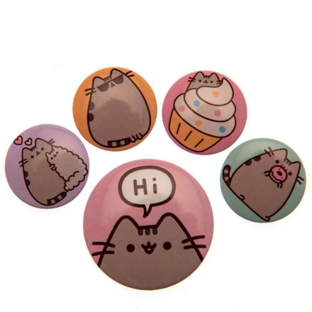 Pusheen-Button-Badge-Set