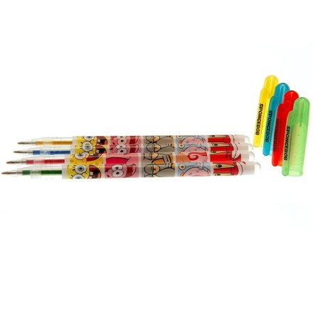 SpongeBob-SquarePants-Gel-Pen-Set-1