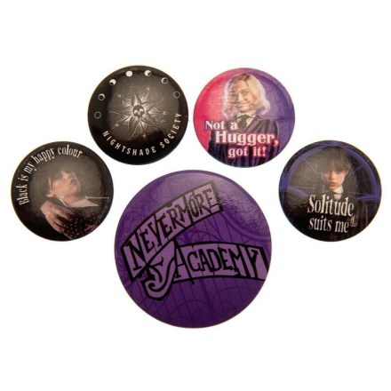 Wednesday-Button-Badge-Set